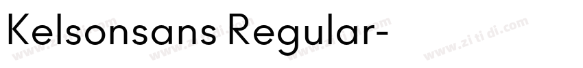 Kelsonsans Regular字体转换 Kelsonsans Regular字体转换
